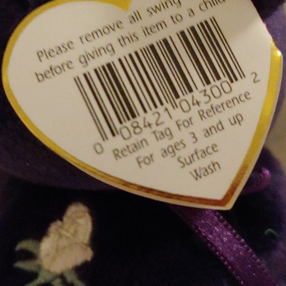 NEW Ty 1st Edition 1997 Princess Diana Beanie Baby-Very Rare - Picture 8 of 10